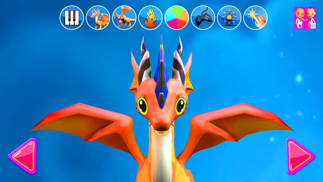 Talking Dragon Family (Талкинг Драгон Фэмели   ) [МОД: Деньги, Монеты и Меню MOD] Screenshot 4