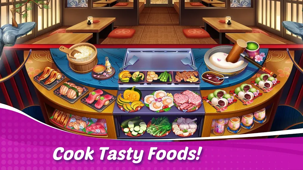 Cooking Wonder: Cooking Games [МОД: Много монет, Открытые уровни и Мега MOD] Screenshot 1