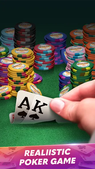 Mega Hit Poker: Texas Holdem (Мега Хит Покер) [МОД: Деньги, Монеты и Меню MOD] Screenshot 1