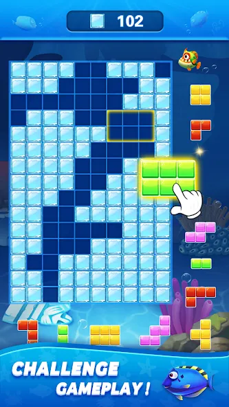 Block Ocean 1010 Puzzle Games (Блок Океан 1010 Головоломки) [МОД: Много монет, Открытые уровни и Мега MOD] Screenshot 2