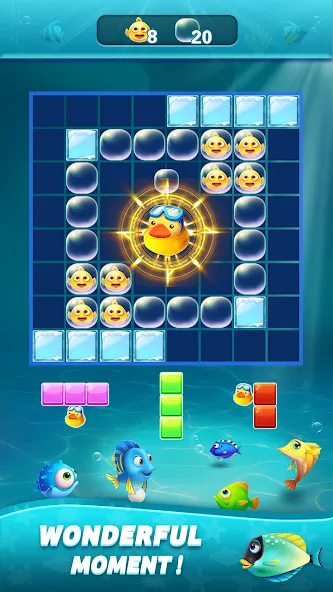 Block Ocean 1010 Puzzle Games (Блок Океан 1010 Головоломки) [МОД: Много монет, Открытые уровни и Мега MOD] Screenshot 4