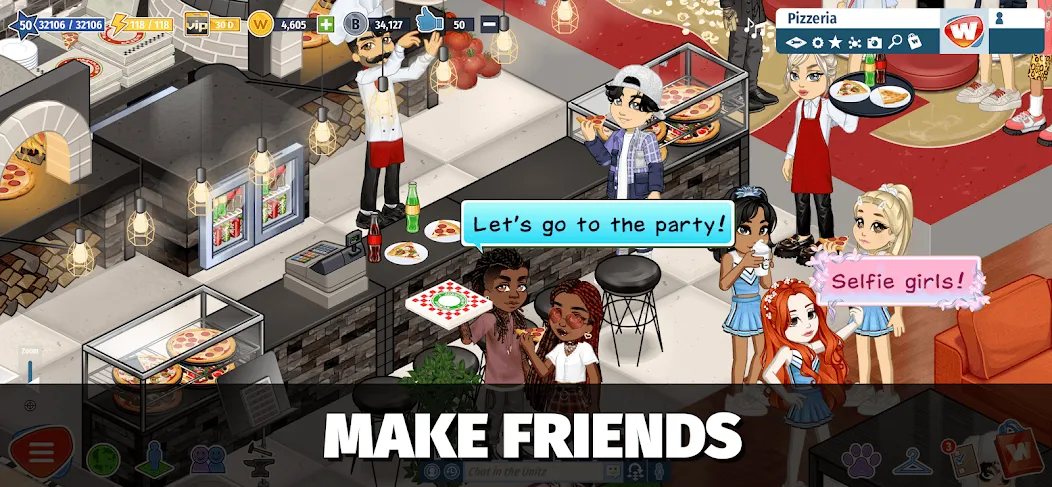 Woozworld - Virtual World (Вузворлд) [МОД: Деньги, Монеты и Меню MOD] Screenshot 2
