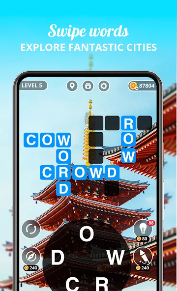 Wordwise® - Word Connect Game [МОД: Деньги, Монеты и Меню MOD] Screenshot 2