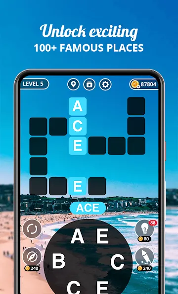 Wordwise® - Word Connect Game [МОД: Деньги, Монеты и Меню MOD] Screenshot 3