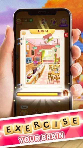 Word Connect (Ворд Коннект) [МОД: Много денег, Монет и Все открыто] Screenshot 3