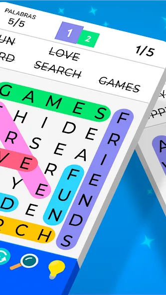 Word Search [МОД: Все открыто, Дополнительные деньги и Меню MOD] Screenshot 2