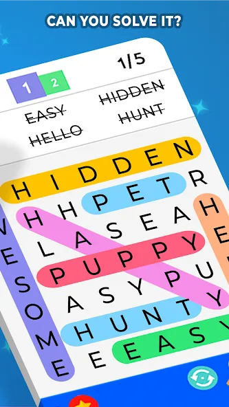Word Search [МОД: Все открыто, Дополнительные деньги и Меню MOD] Screenshot 3
