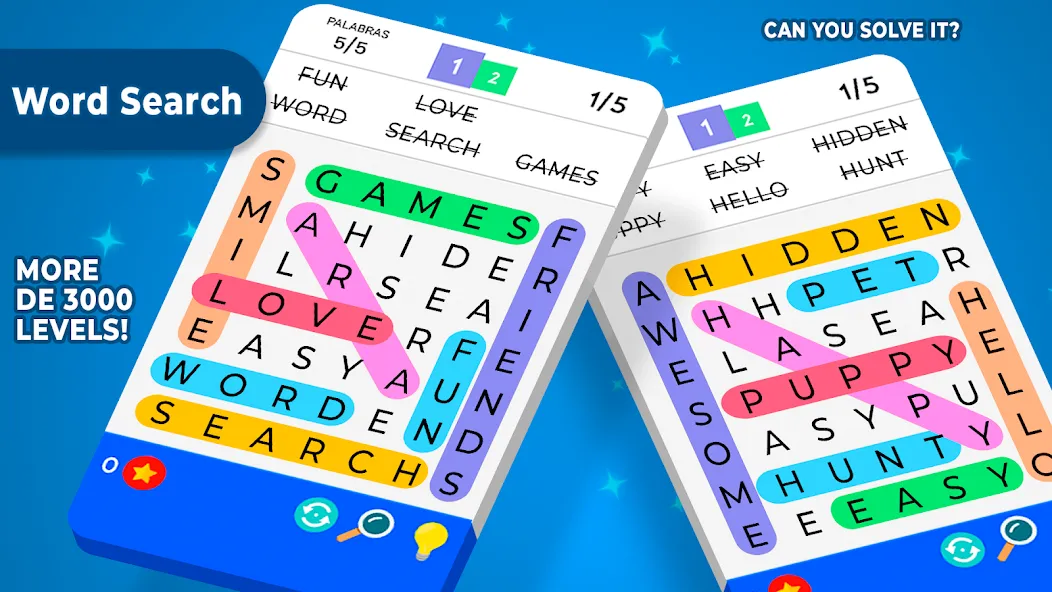 Word Search [МОД: Все открыто, Дополнительные деньги и Меню MOD] Screenshot 5