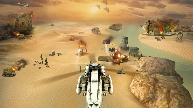 Gunship Strike 3D [МОД: Деньги, Монеты и Меню MOD] Screenshot 1