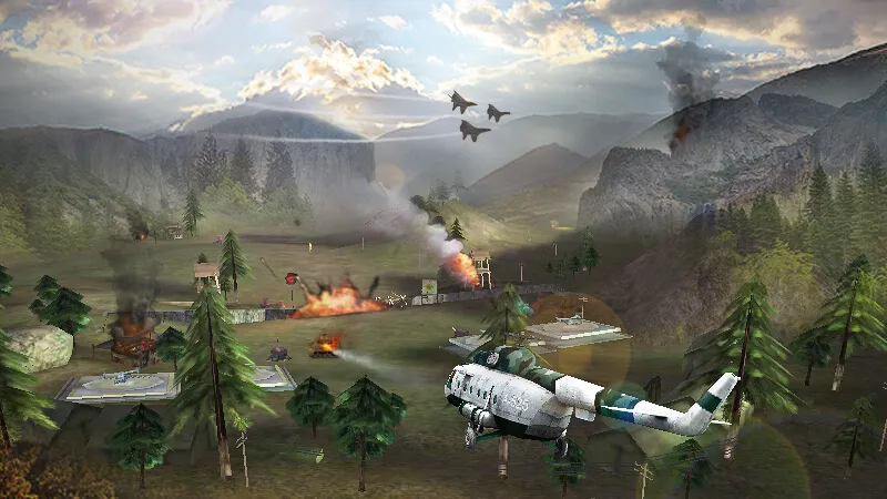 Gunship Strike 3D [МОД: Деньги, Монеты и Меню MOD] Screenshot 4