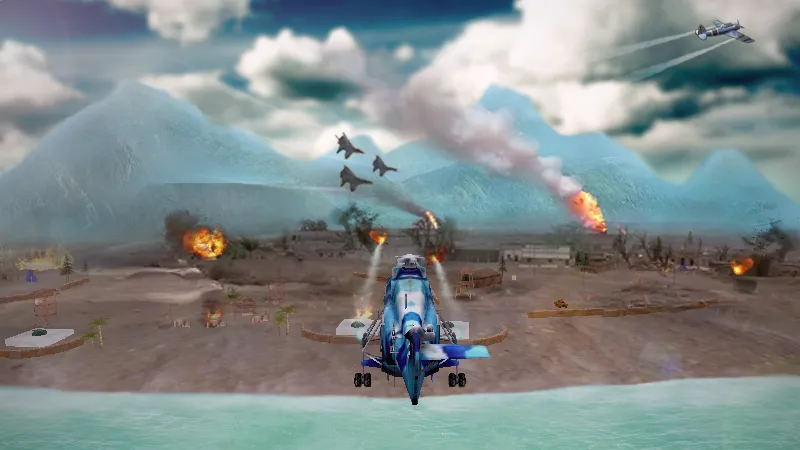 Gunship Strike 3D [МОД: Деньги, Монеты и Меню MOD] Screenshot 5