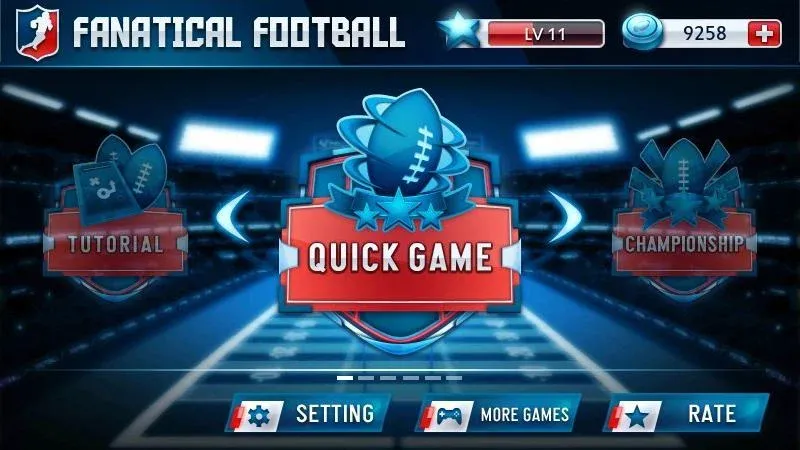 Fanatical Football (Фанатический футбол) [МОД: Все открыто, Дополнительные деньги и Меню MOD] Screenshot 3