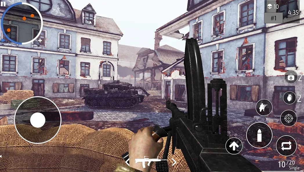 World War 2 Shooter offline (Мировая война 2 Стрелок) [МОД: Меню, Бесконечные монеты и Открытые уровни] Screenshot 3