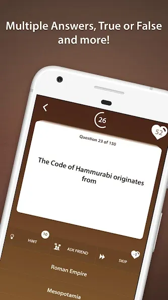 World History Quiz [МОД: Много монет, Открытые уровни и Мега MOD] Screenshot 3