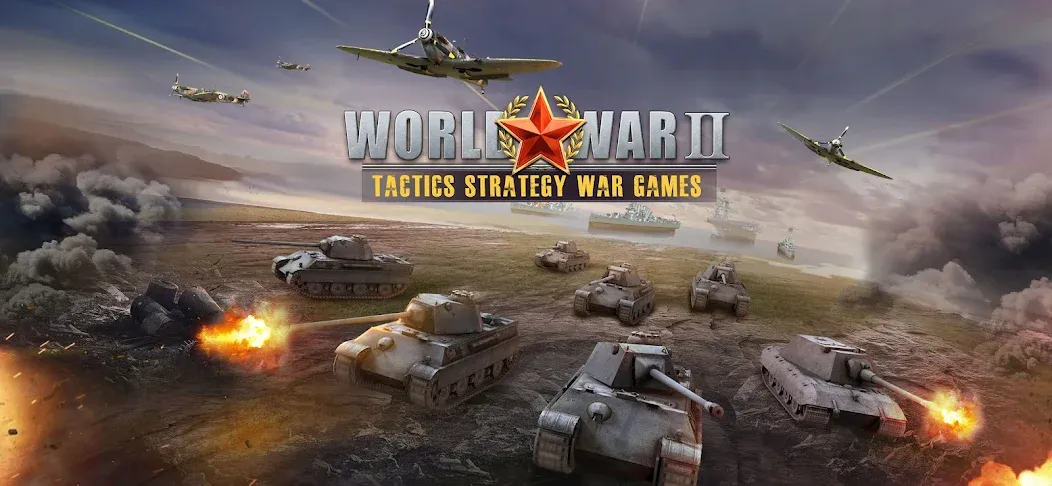 World War 2: Strategy Games (Вторая мировая война) [МОД: Все открыто, Дополнительные деньги и Меню MOD] Screenshot 1