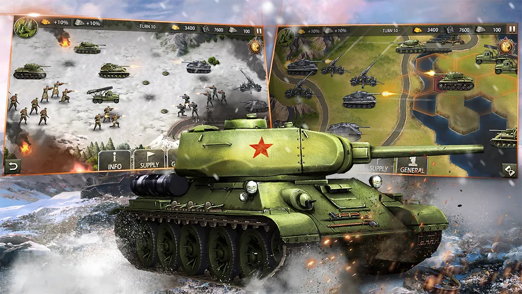 World War 2:WW2 Strategy Games (Вторая мировая война) [МОД: Много денег, Монет и Все открыто] Screenshot 4