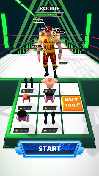 Wrestling Trivia Run (Рестлинг Тривия Ран) [МОД: Бесконечные деньги, Монеты и Мега MOD] Screenshot 2