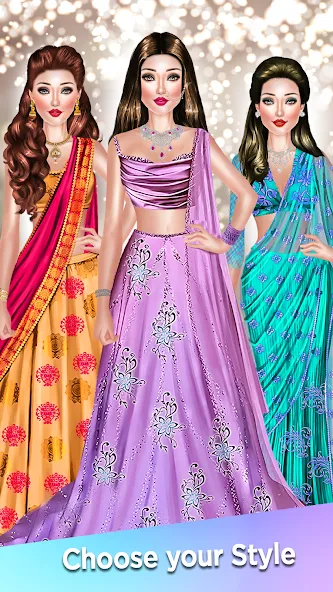 Dress Up Game-Make Up games [МОД: Все открыто, Дополнительные деньги и Меню MOD] Screenshot 3