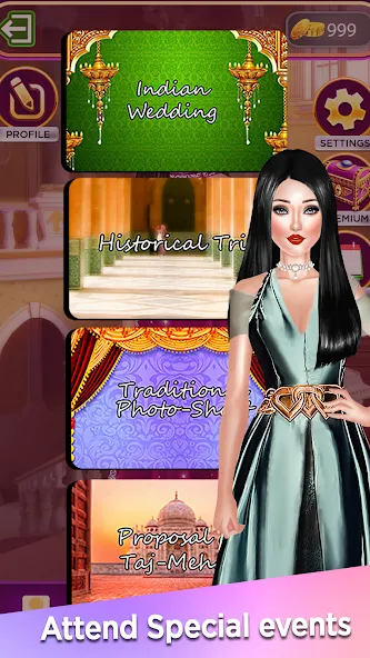 Dress Up Game-Make Up games [МОД: Все открыто, Дополнительные деньги и Меню MOD] Screenshot 5