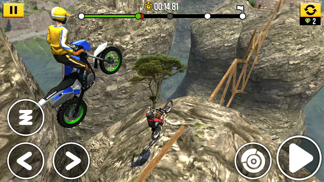 Trial Xtreme Legends (Триал Экстрим Легенды) [МОД: Бесконечные деньги, Монеты и Мега MOD] Screenshot 1