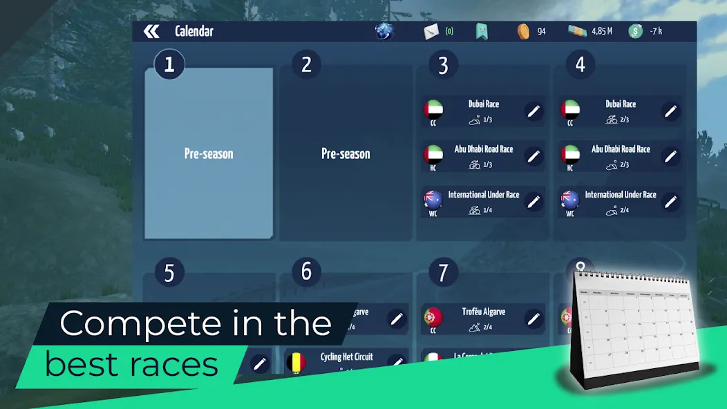 Live Cycling Manager 2023 (Лайв Сайклинг Менеджер 2023) [МОД: Бесконечные деньги, Монеты и Мега MOD] Screenshot 2