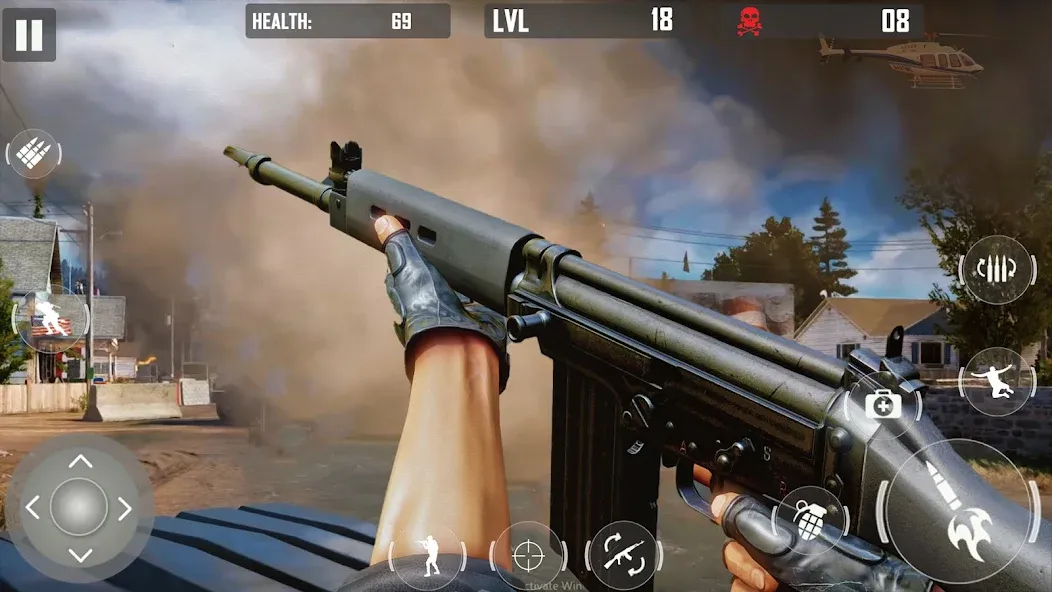 fps cover firing Offline Game (ФПС кавер стрельба Оффлайн игра) [МОД: Много денег, Монет и Все открыто] Screenshot 1
