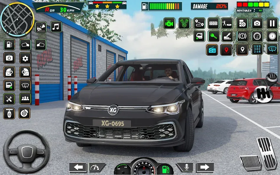 City Car Driving - Car Games (Сити Кар Драйвинг) [МОД: Все открыто, Дополнительные деньги и Меню MOD] Screenshot 1