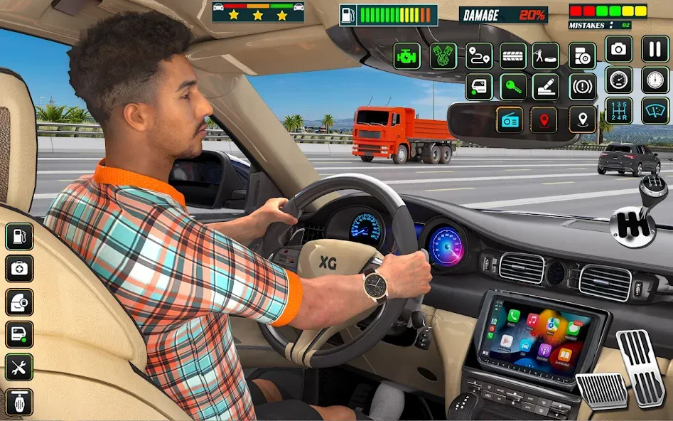 City Car Driving - Car Games (Сити Кар Драйвинг) [МОД: Все открыто, Дополнительные деньги и Меню MOD] Screenshot 4
