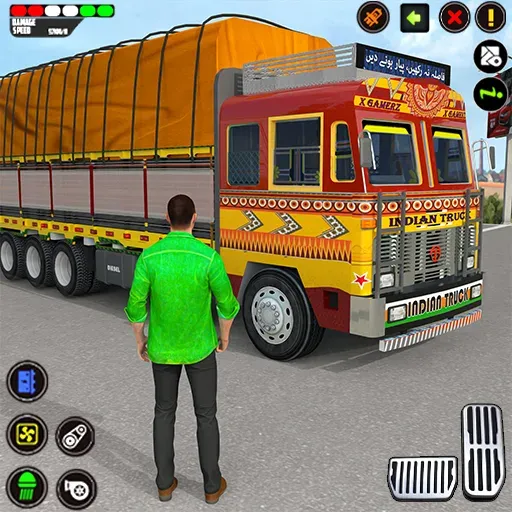 Indian Truck Drive Truck Games (Индийский грузовой симулятор) [МОД: Меню, Бесконечные монеты и Открытые уровни] Screenshot 1
