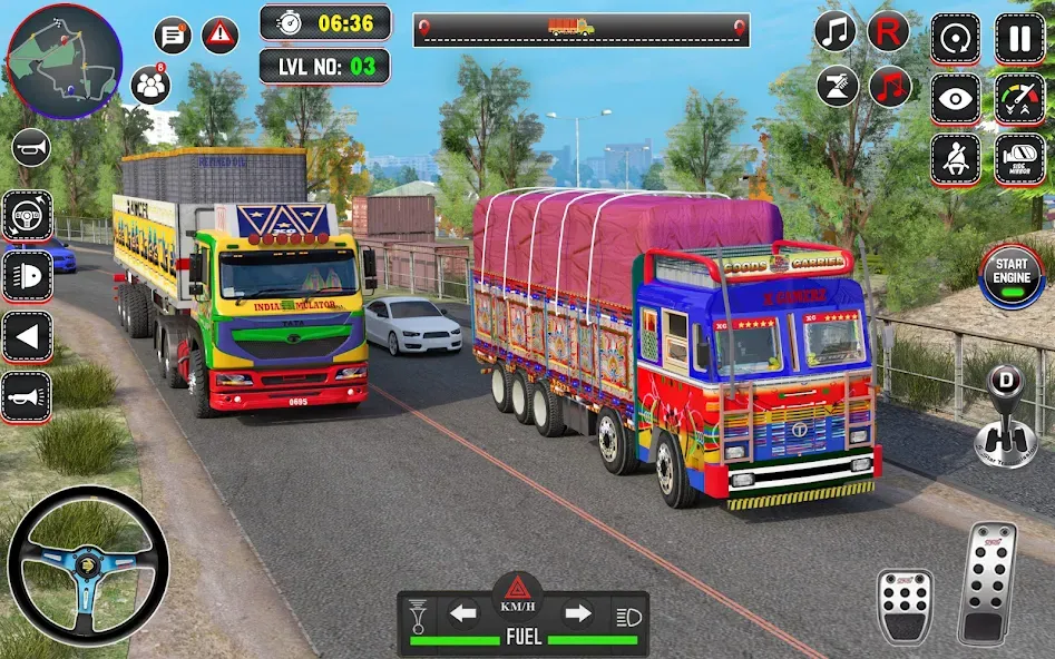 Indian Truck Drive Truck Games (Индийский грузовой симулятор) [МОД: Меню, Бесконечные монеты и Открытые уровни] Screenshot 4