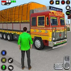 Скачать Indian Truck Drive Truck Games (Индийский грузовой симулятор) [МОД: Меню, Бесконечные монеты и Открытые уровни] | Взлом Indian Truck Drive Truck Games на Андроид