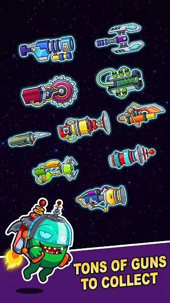 Space Survival: Zombie Attack (Спейс Сурвайвал) [МОД: Много монет, Открытые уровни и Мега MOD] Screenshot 5