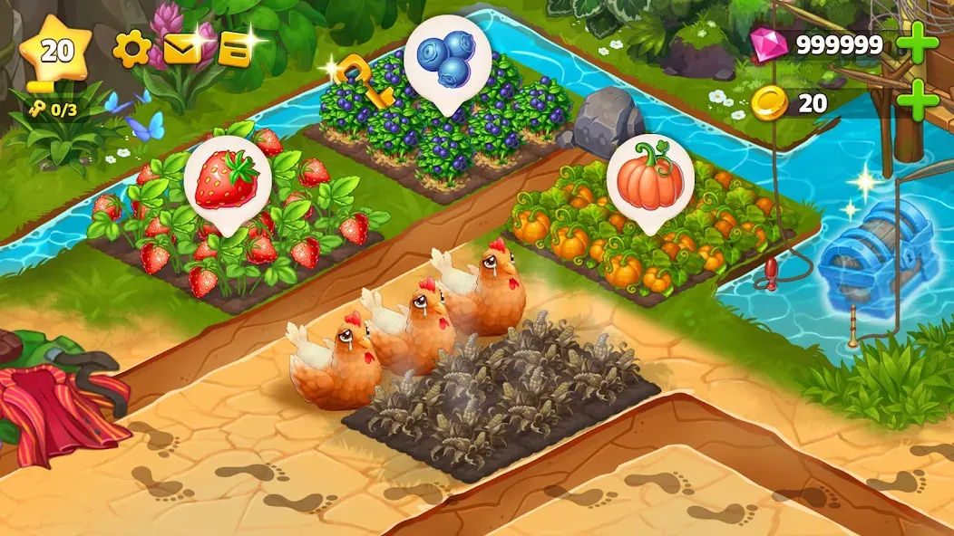 Island Hoppers: Jungle Farm (Айслэнд Квеставэй) [МОД: Бесконечные деньги, Монеты и Мега MOD] Screenshot 2