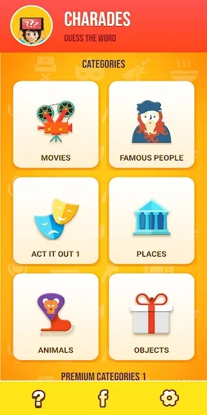 Charades Guess the Word [МОД: Много денег, Монет и Все открыто] Screenshot 4