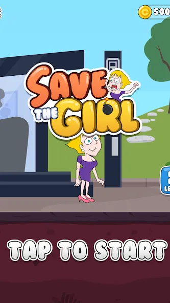 Save The Girl [МОД: Все открыто, Дополнительные деньги и Меню MOD] Screenshot 1