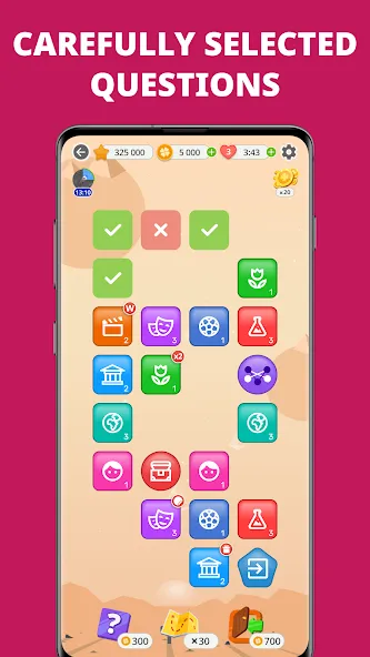 QuizzLand. Quiz & Trivia game (КвиззЛэнд) [МОД: Много денег, Монет и Все открыто] Screenshot 3