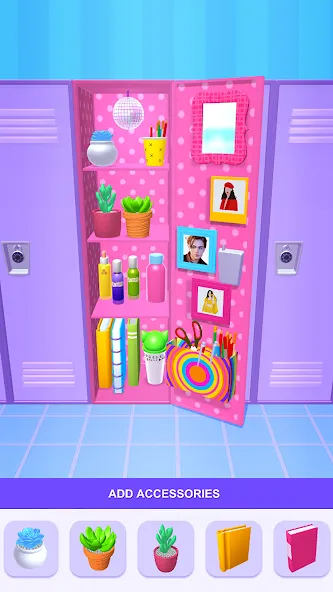 DIY Locker 3D (ДИУАЙ Локер 3Д) [МОД: Бесконечные деньги, Монеты и Мега MOD] Screenshot 1