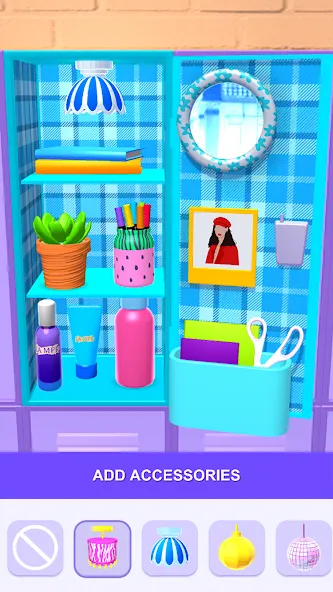 DIY Locker 3D (ДИУАЙ Локер 3Д) [МОД: Бесконечные деньги, Монеты и Мега MOD] Screenshot 4