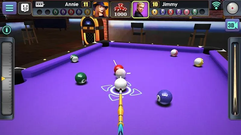 3D Pool Ball [МОД: Много денег, Монет и Все открыто] Screenshot 4
