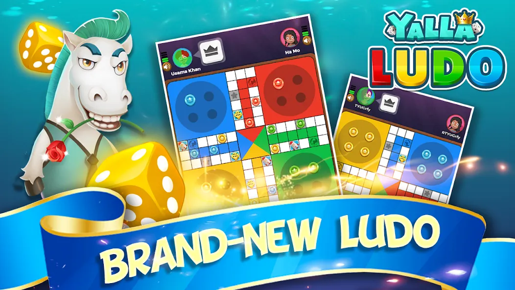 Yalla Ludo - Ludo&Domino (Ялла Лудо) [МОД: Много денег, Монет и Все открыто] Screenshot 1