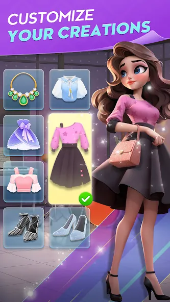 Yalla Match - Vogue Star (Ялла Матч) [МОД: Много денег, Монет и Все открыто] Screenshot 5