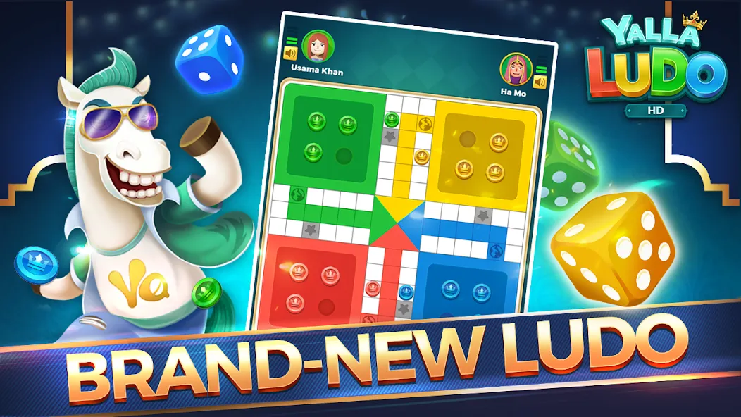 Yalla Ludo HD (Ялла Лудо ) [МОД: Деньги, Монеты и Меню MOD] Screenshot 1