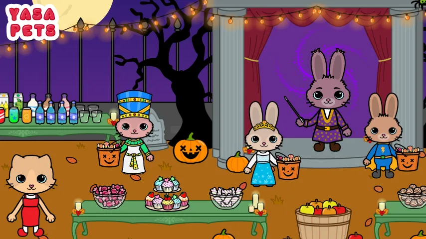 Yasa Pets Halloween (Яса Петс Хэллоуин) [МОД: Все открыто, Дополнительные деньги и Меню MOD] Screenshot 5
