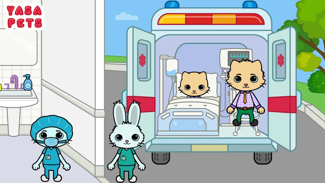 Yasa Pets Hospital (Яса Петс Хоспитал) [МОД: Много монет, Открытые уровни и Мега MOD] Screenshot 1