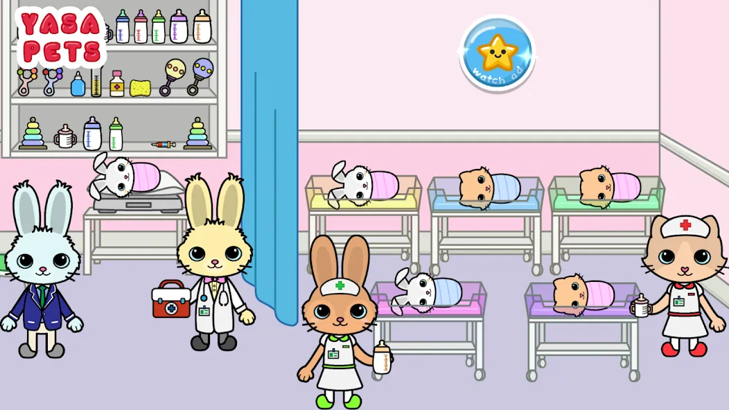 Yasa Pets Hospital (Яса Петс Хоспитал) [МОД: Много монет, Открытые уровни и Мега MOD] Screenshot 2