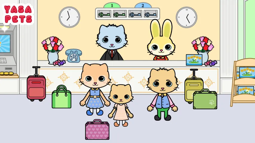 Yasa Pets Hotel (Яса Петс Хотел) [МОД: Много денег, Монет и Все открыто] Screenshot 1
