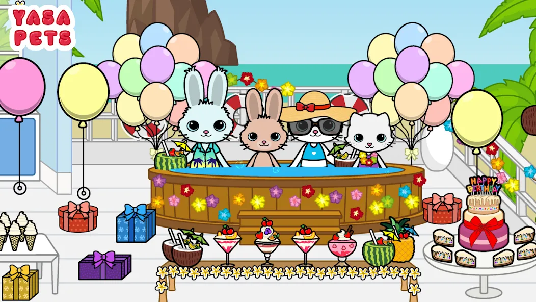 Yasa Pets Island (Яса Петс Айленд) [МОД: Меню, Бесконечные монеты и Открытые уровни] Screenshot 3
