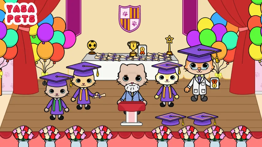Yasa Pets School (Яса Петс Скул) [МОД: Все открыто, Дополнительные деньги и Меню MOD] Screenshot 3