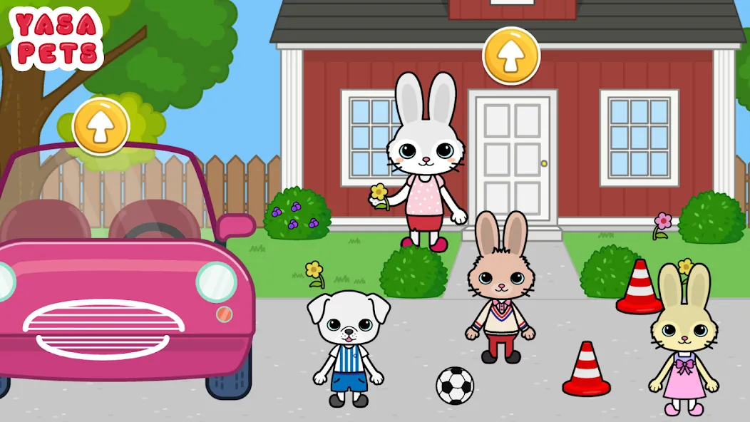 Yasa Pets Town (Яса Петс Таун) [МОД: Много монет, Открытые уровни и Мега MOD] Screenshot 1