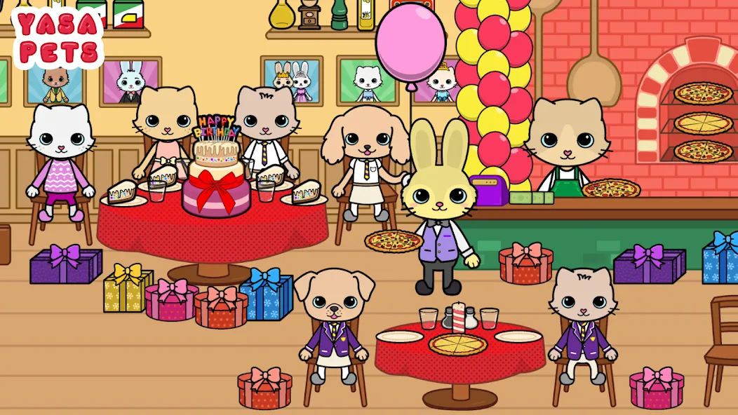 Yasa Pets Town (Яса Петс Таун) [МОД: Много монет, Открытые уровни и Мега MOD] Screenshot 3